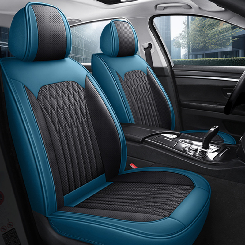 跨境批发纳帕皮17号通用汽车坐垫全包全皮运动座套内饰用品新座垫