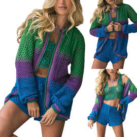 跨境亚马逊速卖通新款外贸热销Casual Pants Set Top Loose Fit