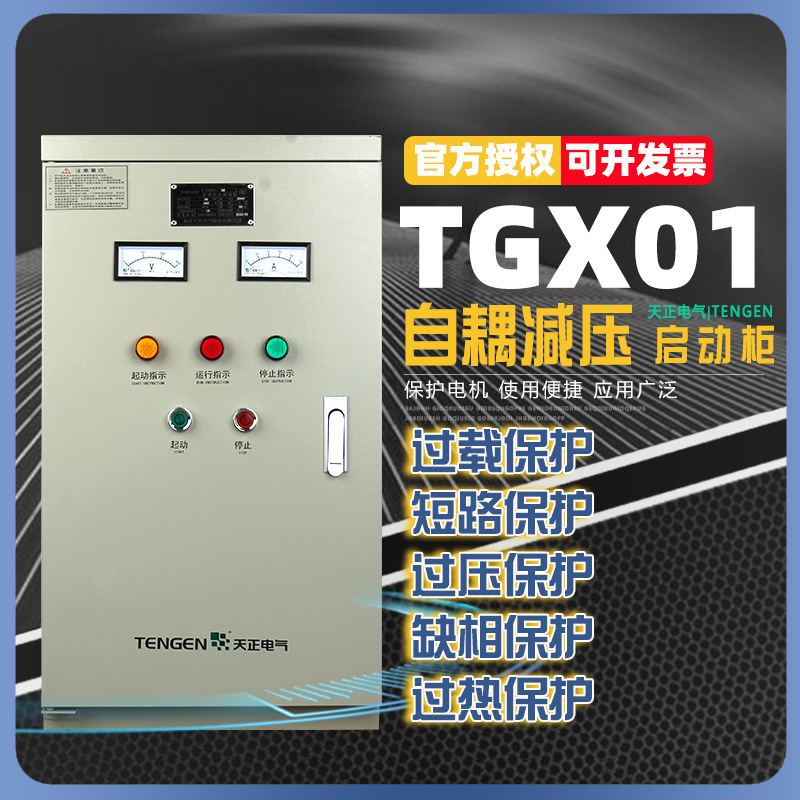 天正电气自耦减压起动柜TGX01-75 100 160 250KW三相降压启动器箱