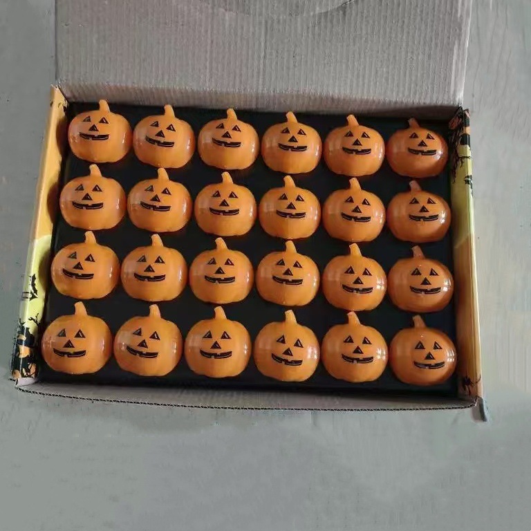 Lámpara de calabaza de Halloween decoración de fantasmas diabólica emoticones luces nocturnas atmósfera de terror decoración props led lámpara esqueleto