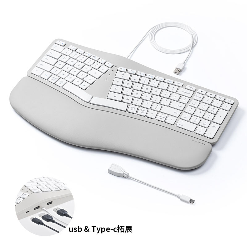 Gray new cable with hub expansion