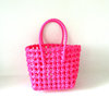 Woven handheld basket, purse, beach bag