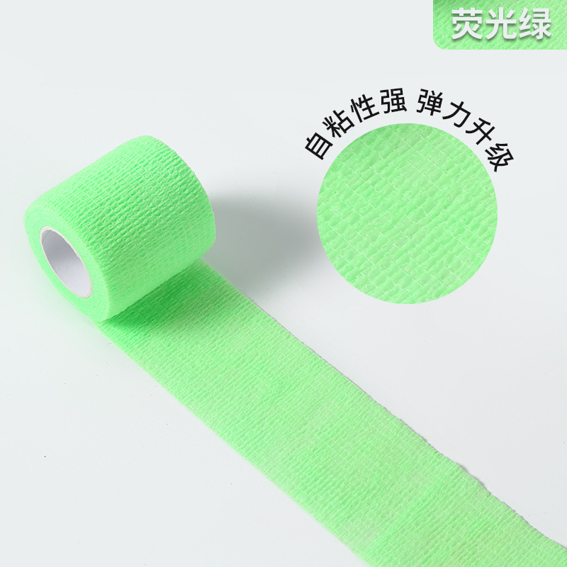 Fábrica al por mayor auto-adhesivo elástico dedo vendaje deportes cinta protectora de uñas no tejida auto-adhesivo dedo protección correa de rodilla