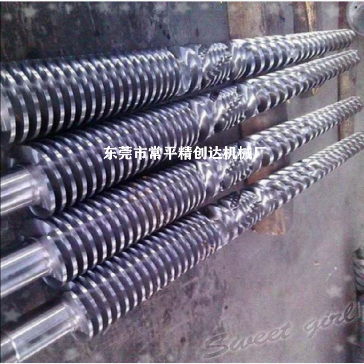 厂家供应65平形双螺杆机筒 锥双螺杆机筒 双螺杆炮筒