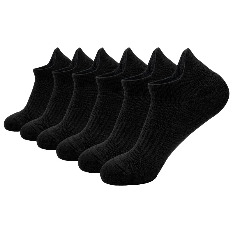 Calcetines deportivos Calcetines cortos que absorben el sudor y desodorizantes Calcetines de baloncesto profesionales para hombres Calcetines de entrenamiento de fondo de toalla gruesa al por mayor