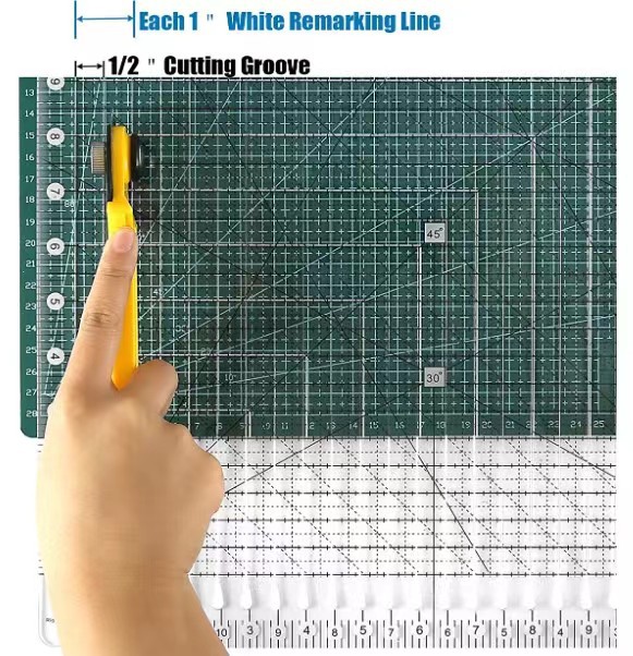 DIY Sewing Measuring Tool Cutting Ruler, Plastic Quilting Fabric Cutting Ruler, Garment Cutting Tool, Square Cutting Ruler