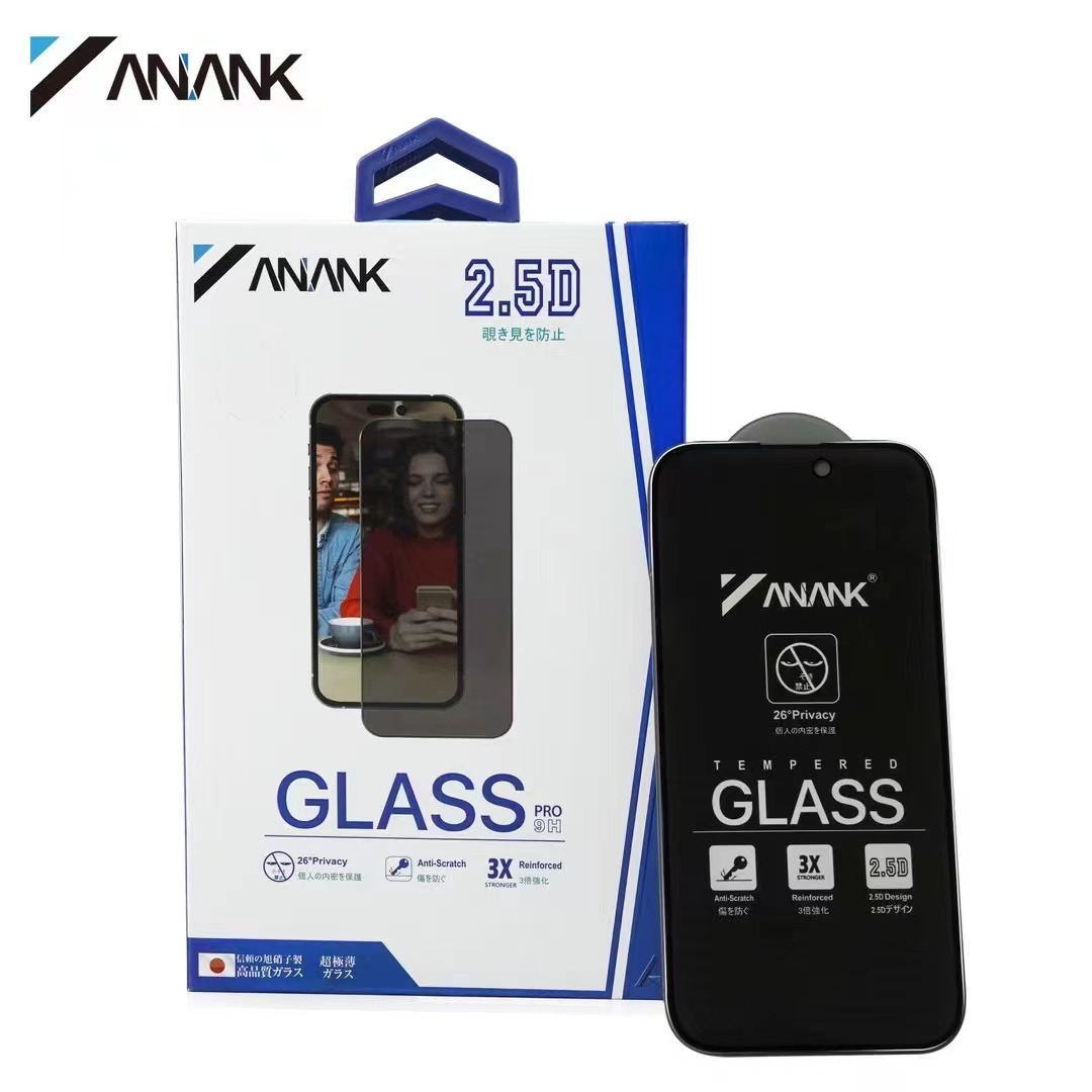 ANANK marca iPhone15promax anti-Peeping Pantalla Completa Protección de Privacidad película templada pantalla iPhone15