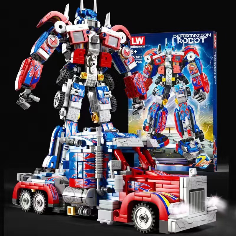 Gundam Çevrilən Robot Konstruktor Dəsti Oğlanlar üçün