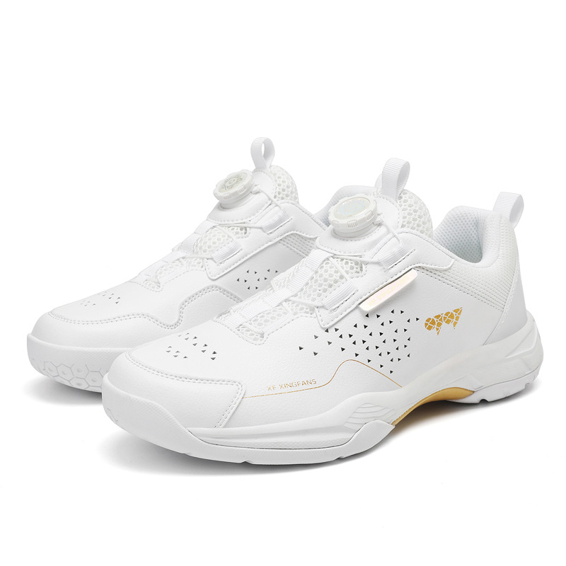 Nuevos zapatos transfronterizos de bádminton transpirables zapatos deportivos de entrenamiento profesional para hombres y mujeres zapatos de tenis de mesa
