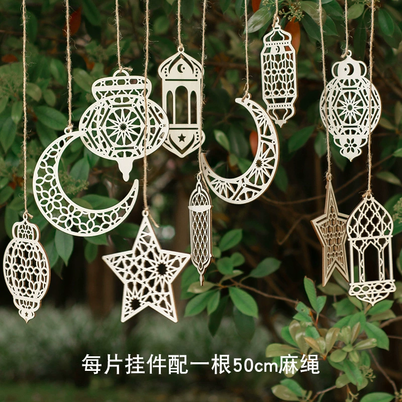 Новый деревянный ремесленный кулон украшения креативный домашний декор DIY небольшой кулон вечеринка праздничный рабочий стол украшения