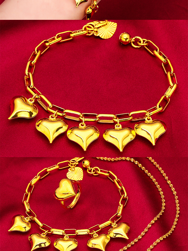 Herz Schmuckset Elegantes Modeschmuck Set Für Paare_voghion.com