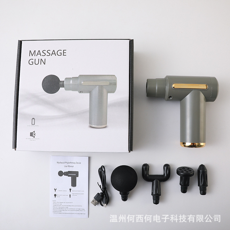 クロスボーダー小型筋膜銃ミニ携帯筋肉リラックス頚椎マッサージ器MINI女性用EMOマッサージ銃|undefined
