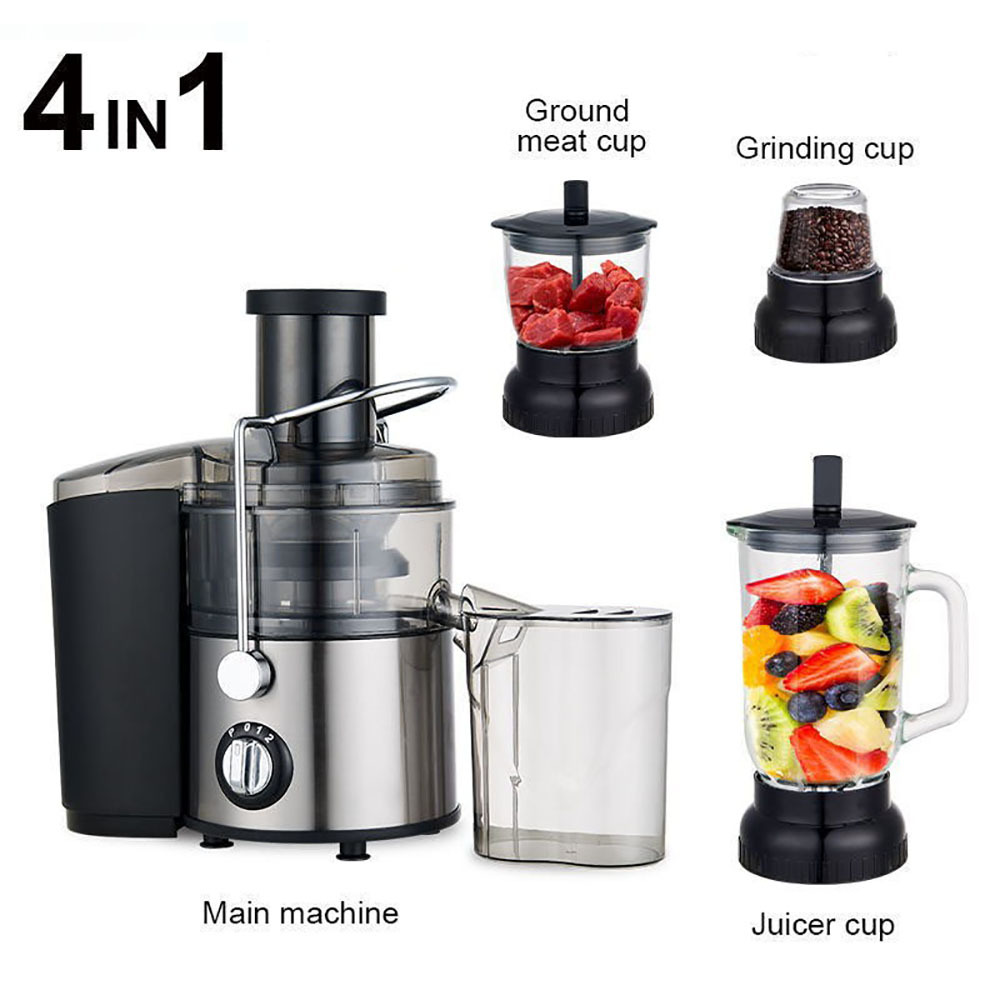 Hogar multi-función de jugo de separación de residuos de acero inoxidable exprimidor automático extractores de jugo