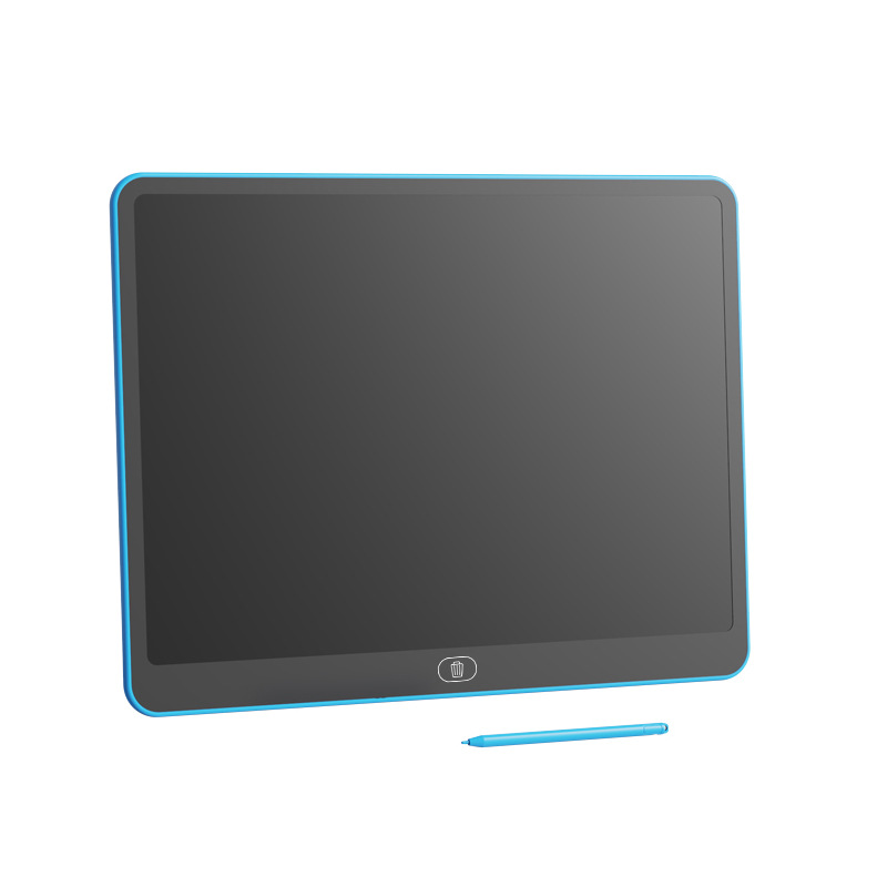 16 pulgadas de protección de los ojos sin luz azul tablero de escritura LCD para niños graffiti tablero electrónico tablero de escritura tablero de dibujo juguete un botón de pantalla limpia