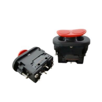 工厂直销工程机械操纵杆IP67防水双边自复位农机操纵手柄翘板开关