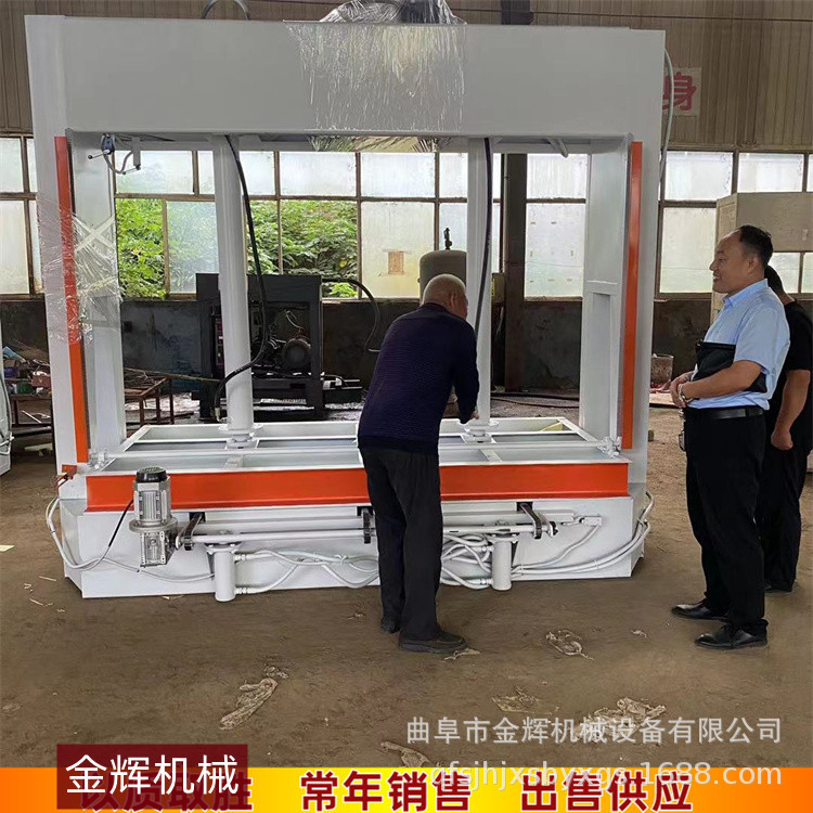 加热瓷砖液压冷压机厂家 铝蜂窝板整摞压板机 金属桶砧板压板机