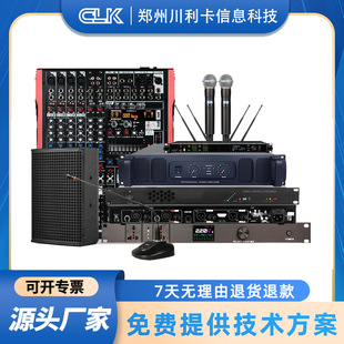 Wireless conference system professional speaker dual channel power amplifier mixer conference professional audio conference system equipment
