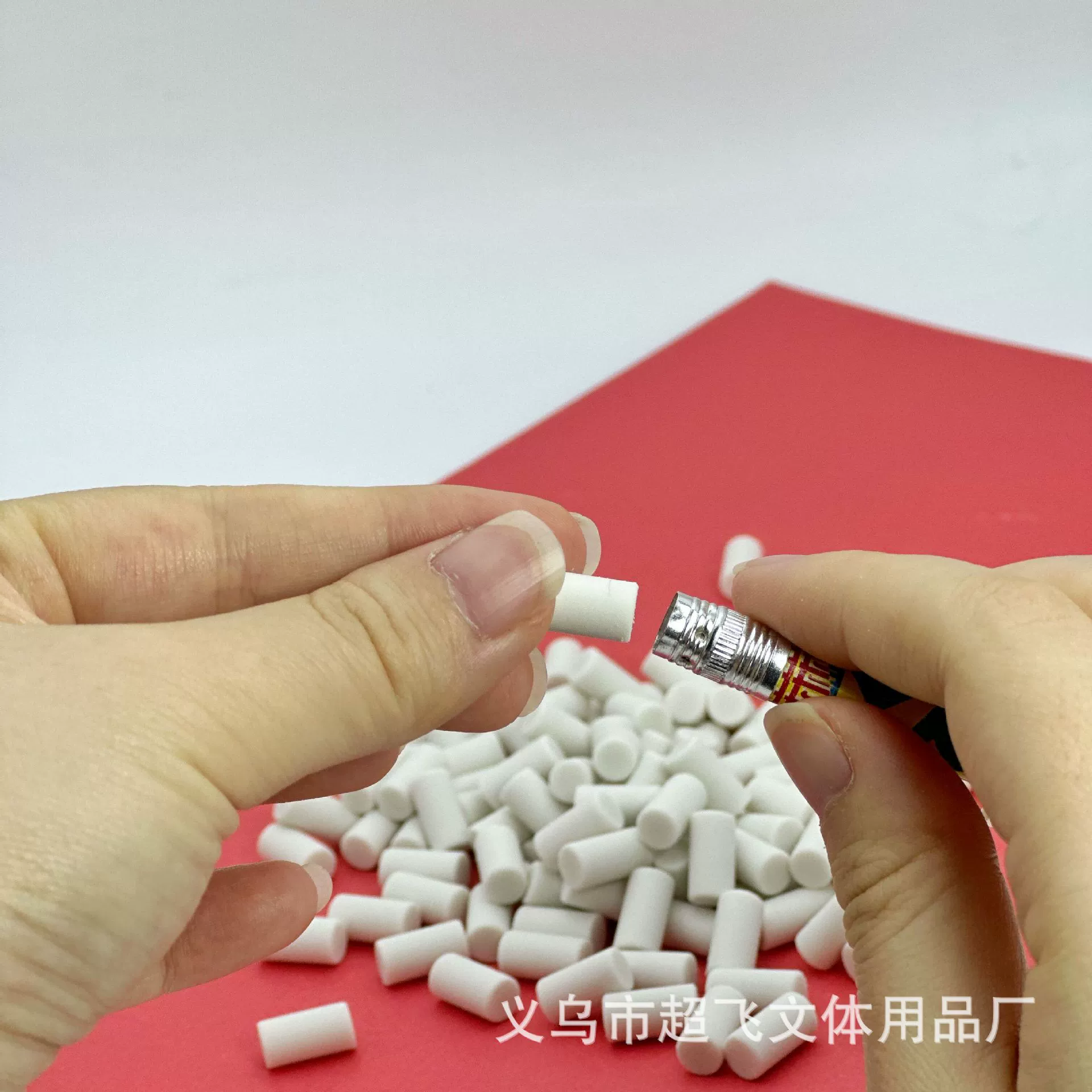 Changeable teaching eraser for students for office, stationery, set, custom-made