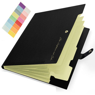 5/8/12 Grids Organ Folder Student Test Paper Storage Bag Office Folder A4 File Bag Large Capacity Business
