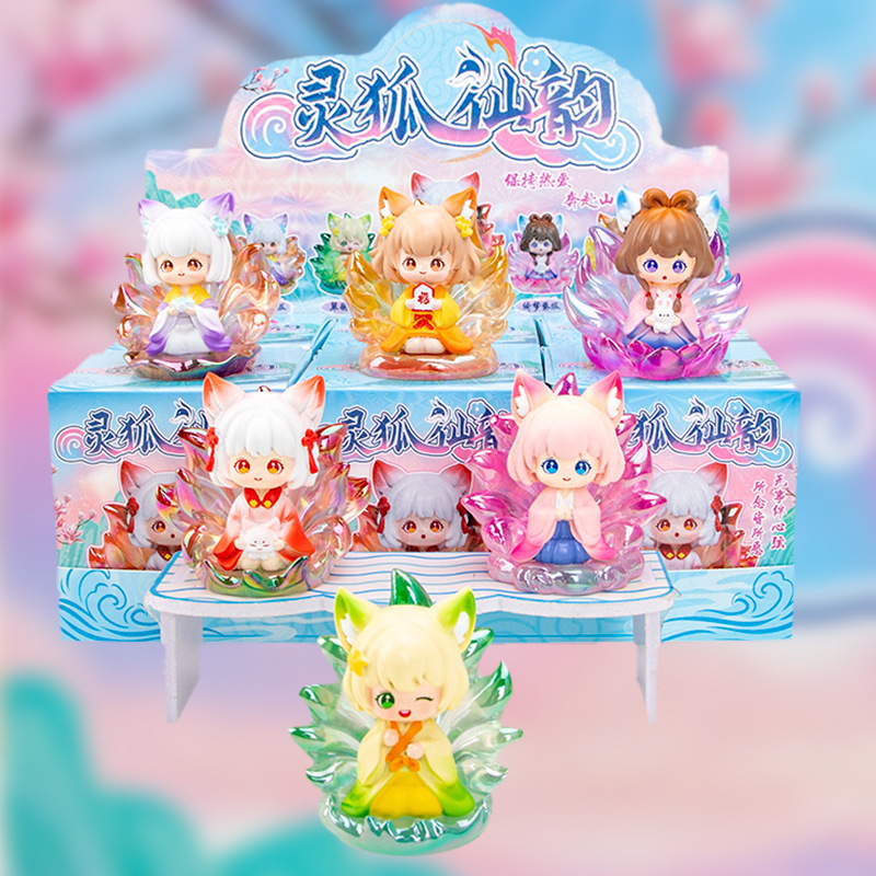 Linghu Xianyun ブラインドボックス樹脂工芸品装飾品デスクトップオフィス装飾装飾品友人の誕生日プレゼント|undefined
