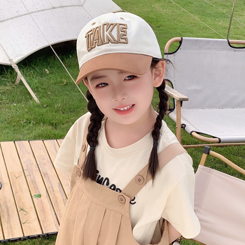 Kids Casual Sun Hat Breathable Summer Baseball Cap With Protection_voghion.com