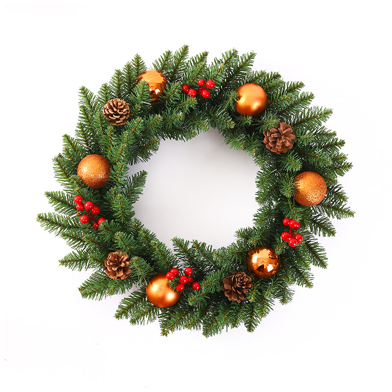 Navidad guirnalda 30/40/50/60cm árbol de Navidad Festival decoración regalo creativo decoración colgante diseño de la escena de la decoración