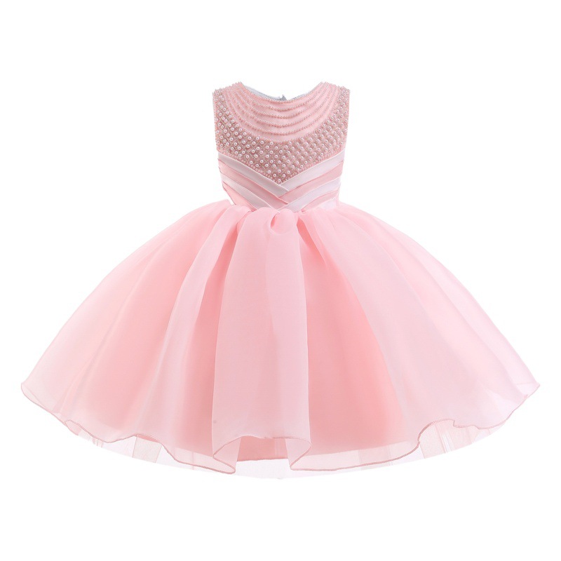 Vestido infantil, vestido de niña para actuación de piano del 1 de junio, vestido de niña de las flores para boda, vestido abullonado, estilo europeo y americano