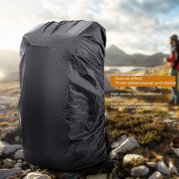 Backpack waterproof rain cover suitable for mountaineering outdoor travel bag 40-50L double-sided suitable for easy collection and easy delivery
