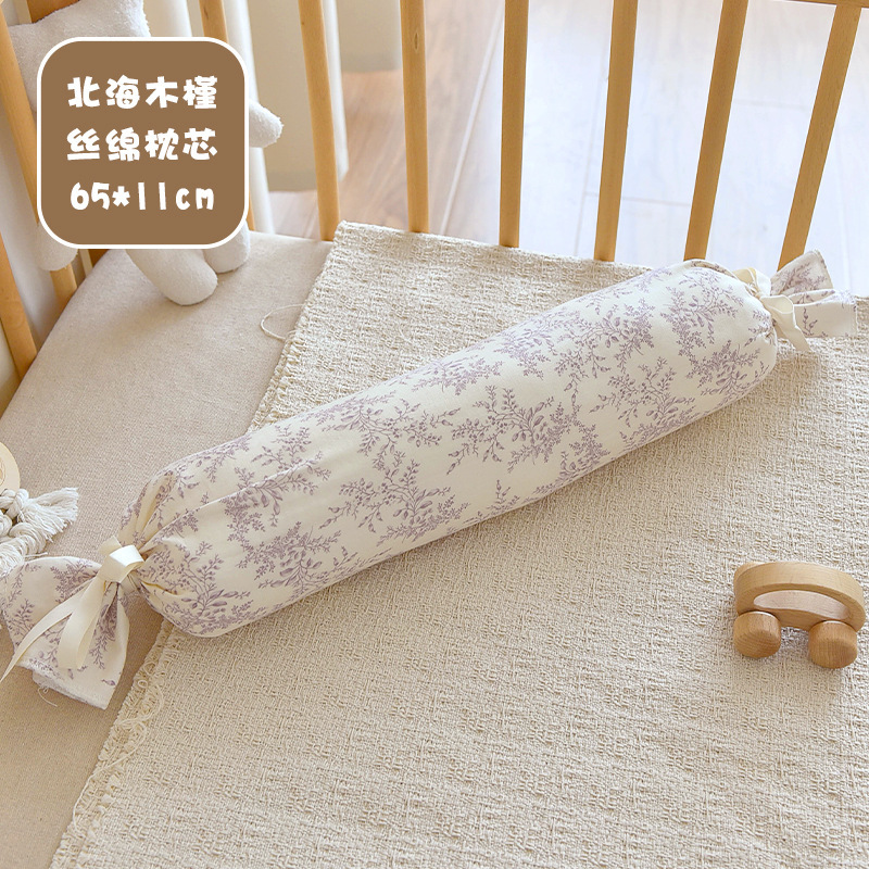 宝宝纯棉纱布糖果枕新生婴儿防惊跳枕头儿童可拆侧睡抱枕四季通用|undefined