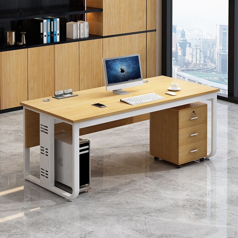 Computer desk, modern simple executive desk, manager and staff office desk, student dormitory home study desk