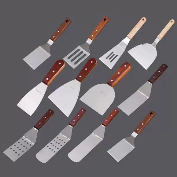 Нержавеющая сталь Iron Panyaki лопата для панки-яки, лопатка для жарки блинов, лопатка для стейка, лопатка для жарки, лопатка для тофу, жарка льда инструмент