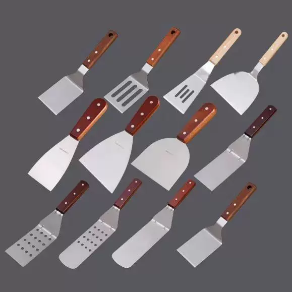 Нержавеющая сталь Iron Panyaki лопата для панки-яки, лопатка для жарки блинов, лопатка для стейка, лопатка для жарки, лопатка для тофу, жарка льда инструмент