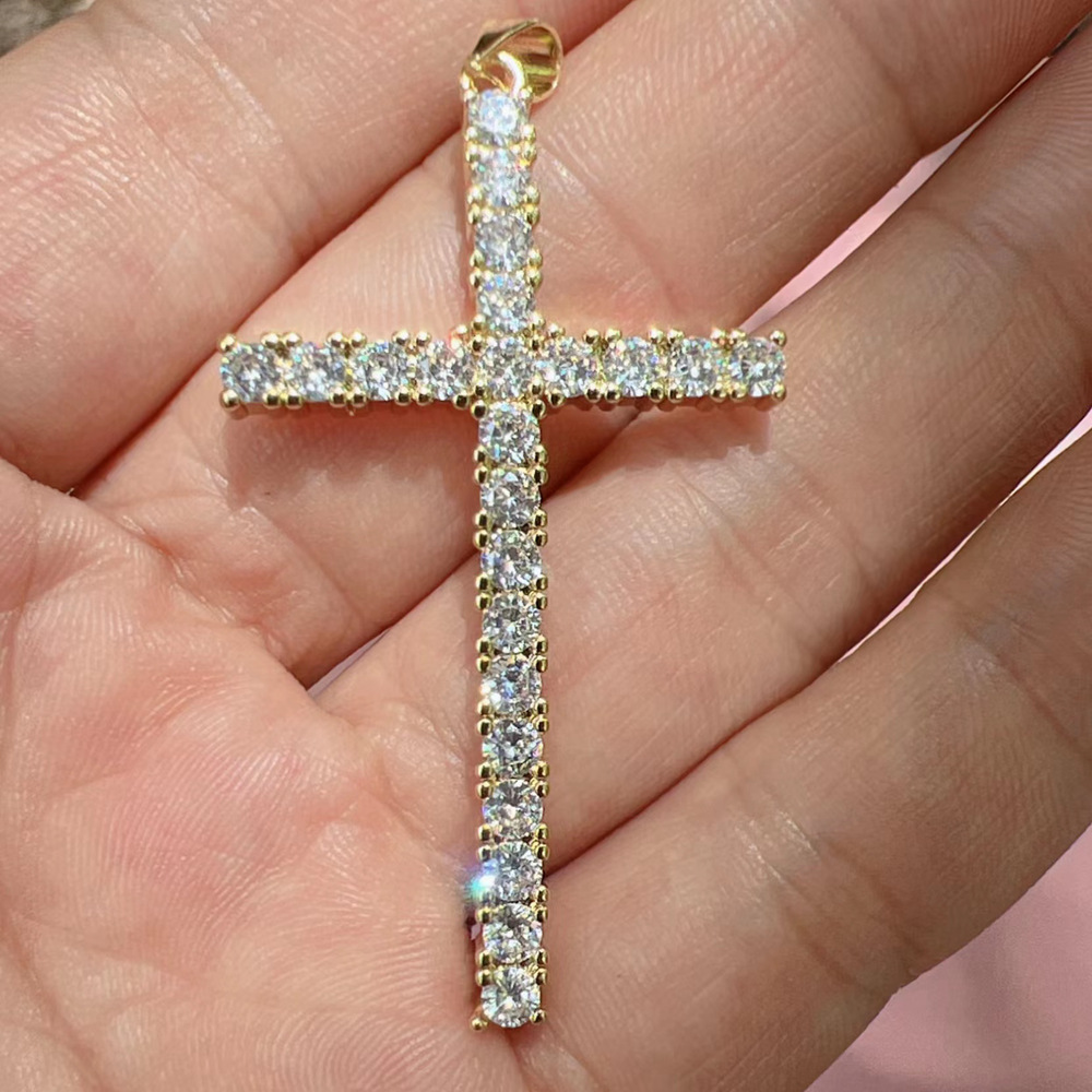 Simple Style Cross Copper Plating Jewelry Accessories display picture 2