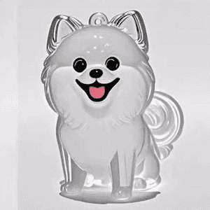 跨境猫咪狗狗透明毛发收纳盒可爱动物毛球胶囊挂件装饰纪念防尘盒|undefined