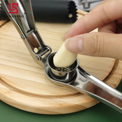 新款全不鏽鋼壓蒜器手動搗蒜器家用壓蒜神器活動式蒜泥器蒜蓉工具