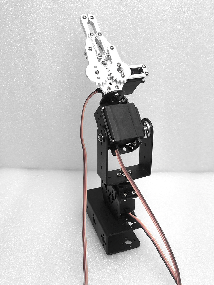 3自由度舵机机械臂编程机器人stm32机械爪