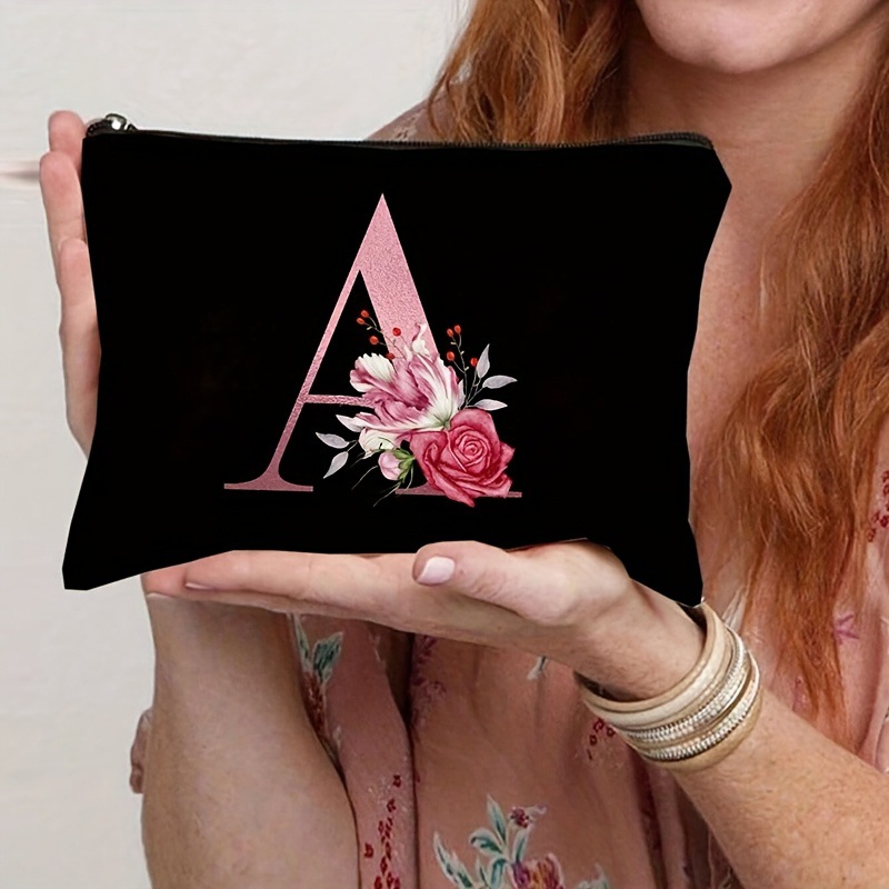 跨境亚马逊TEMU帆布笔袋图案拉链袋棉布袋化妆品收纳包 彩印文具