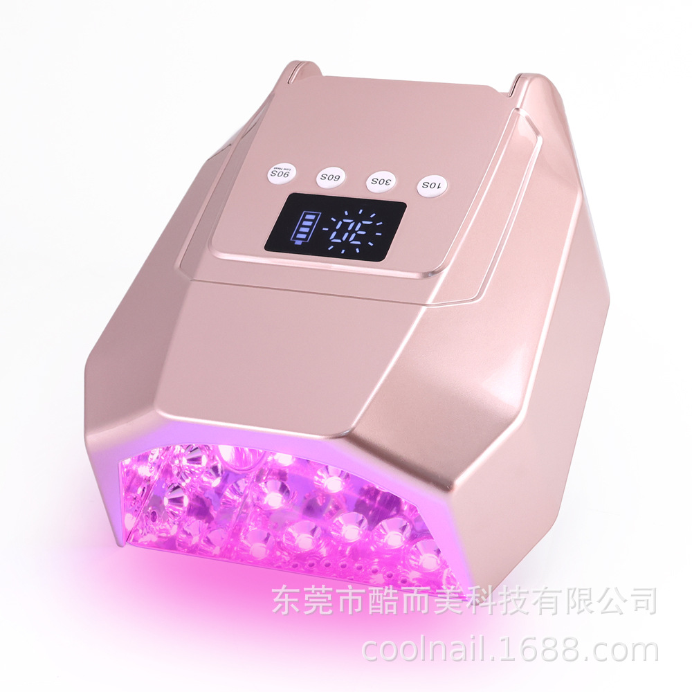 Nuevo tipo de alta potencia de 98W lámpara de manicura de secado rápido de uñas lámpara de fototerapia de almacenamiento de gel de manicura LED inducción de manicura lámpara de horneado