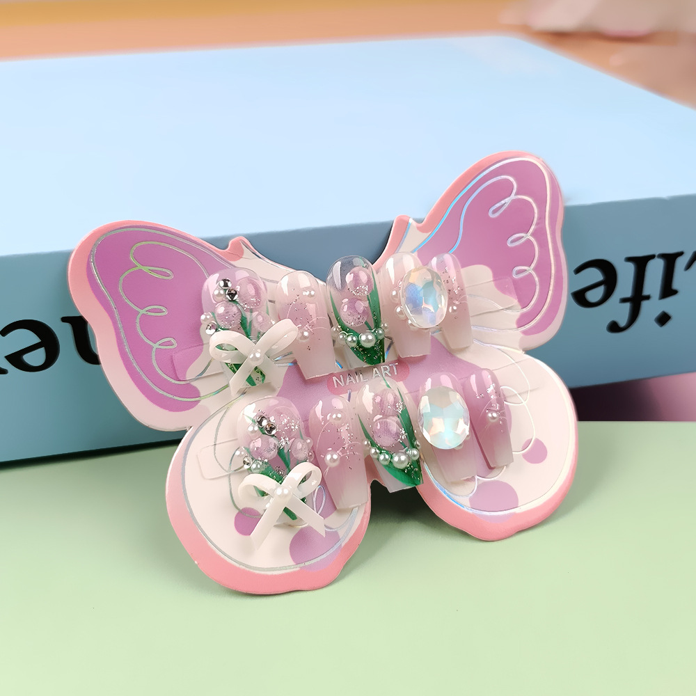 Arte de uñas con lazo para niña de jardín 10 piezas de armadura de rubor de diamantes para niños de 10 a 16 años