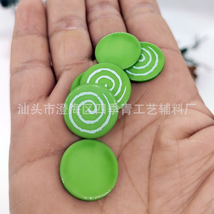 Christmas Decoration Pendant Threaded Alpine Candy Christmas Tree Ornament Single-Sided Lollipop Accessory Christmas Hanging Decoration