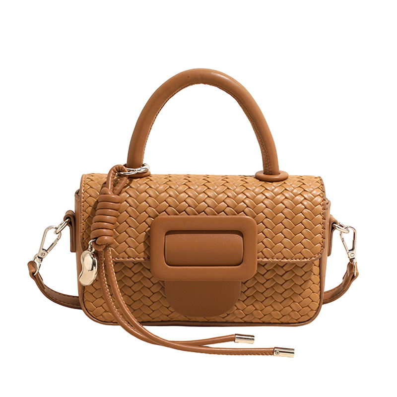 Bolso de mano de alta sensación para mujeres 2026 nueva moda primavera tejida bolso de hombro exquisito bolso de mochila super caliente
