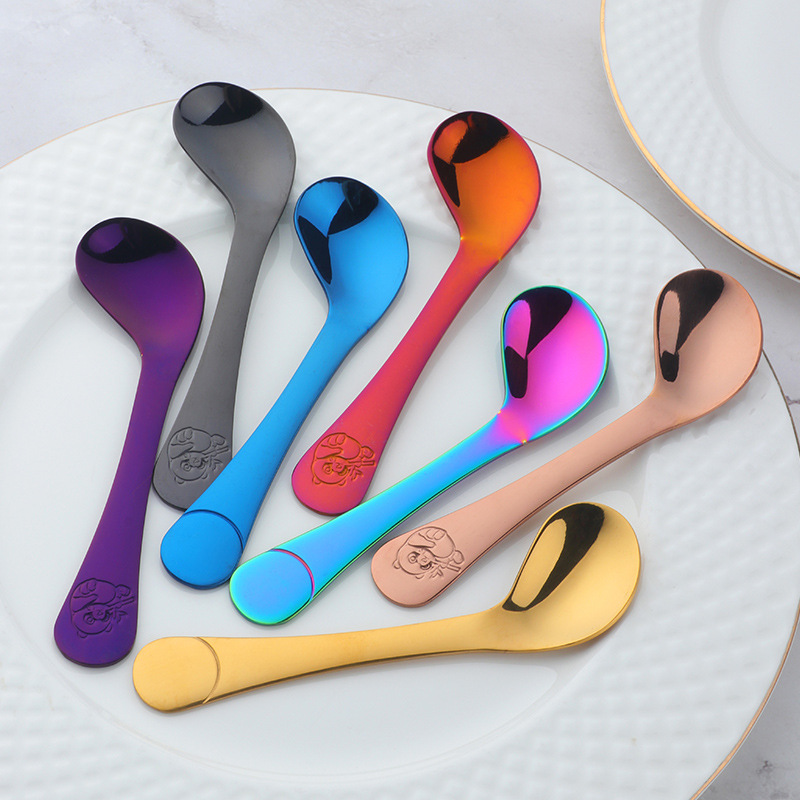 Children's handheld tableware stainless steel