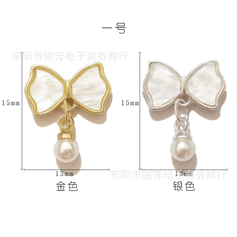 Nueva borla colgante aleación joyería de uñas japonés Super flash tridimensional diamante colgante serie decoración de uñas al por mayor