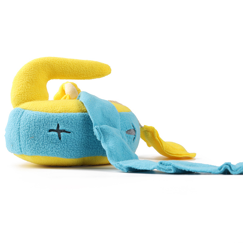 Large Dog Curling Toys Pet Supplies Sniffing And Vocal Interactive Play Food Hiding Cute Pets Entertainment Toy_voghion.com