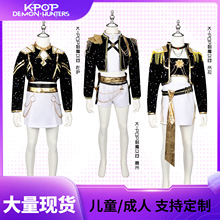 猎魔女团k-pop韩流黑金儿童款cos鲁米佐依米拉动漫影视同款演出服