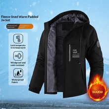 R 15328 Thick Fleece Hooded Jacket ������ñ�п� �羳ŷ��