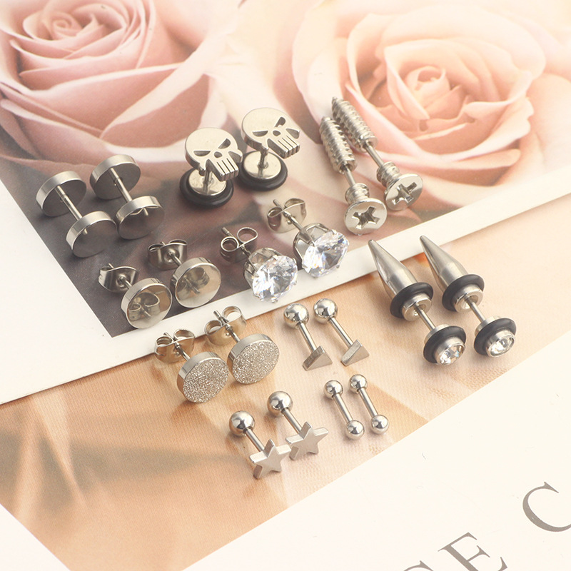 Labret piercing jewelry detail image