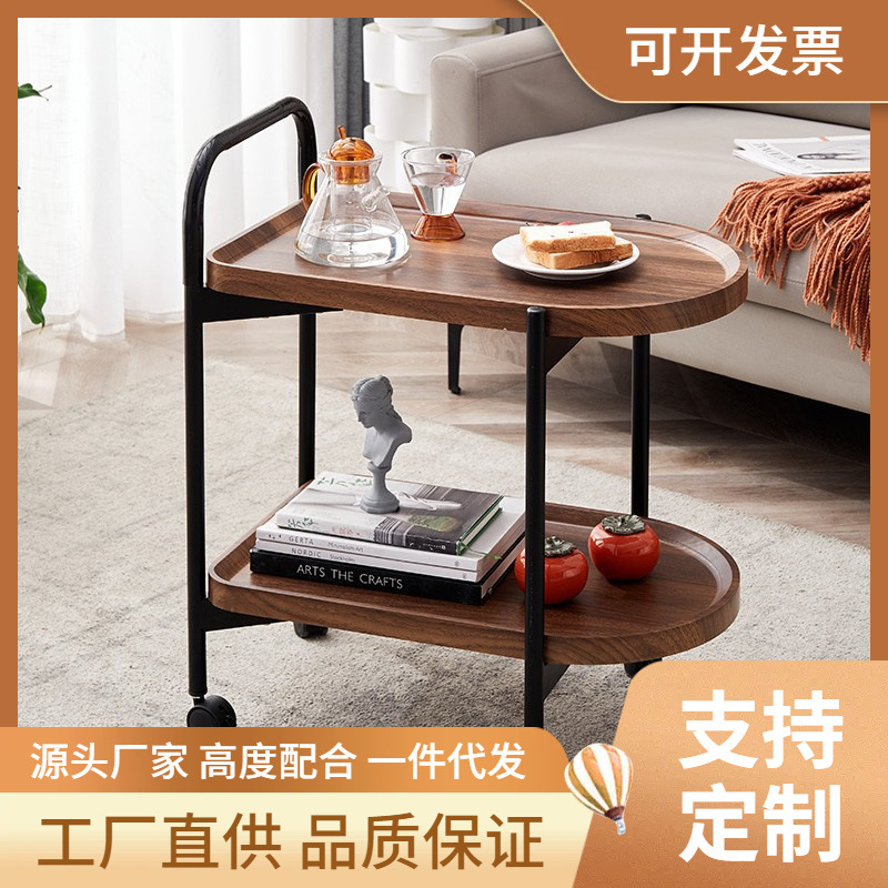 博纳金方客厅家用酒店小型餐车简约移动置物架工厂批发小推车边几