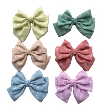 雏菊夏季头花蝴蝶结飘带鞋扣辅料手工花韩国风格日系布艺鞋服配