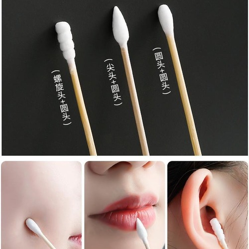 Double-ended cotton swabs, makeup remover cotton swabs, household disposable ear cleaning cotton swabs, sanitary disinfection wooden swabs, cotton balls